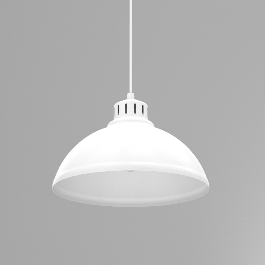 Hängeleuchte an Schnur SVEN 1xE27/15W/230V weiß