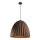 Hängeleuchte an Schnur TELMA 1xE27/60W/230V d 50 cm braun/golden