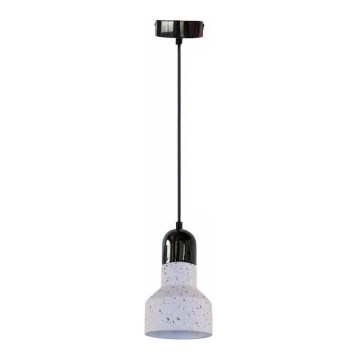 Hängeleuchte an Schnur TERRAZZO 1xE27/60W/230V d 12 cm cremefarben