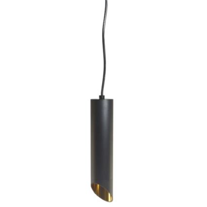 Hängeleuchte an Schnur VALDA 1xGU10/60W/230V 132 cm schwarz