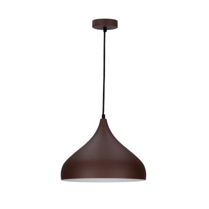 Hängeleuchte an Schnur VIBORG 1xE27/40W/230V braun