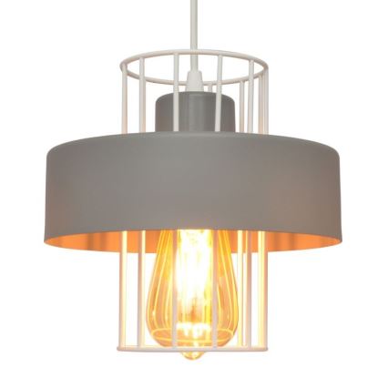 Hängeleuchte an Schnur VOLTA 2xE27/15W/230V grau