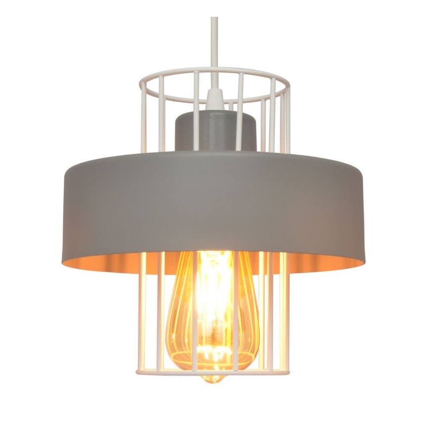 Hängeleuchte an Schnur VOLTA 2xE27/15W/230V grau
