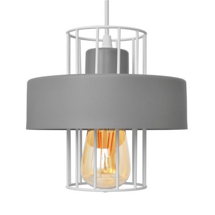 Hängeleuchte an Schnur VOLTA 2xE27/15W/230V grau