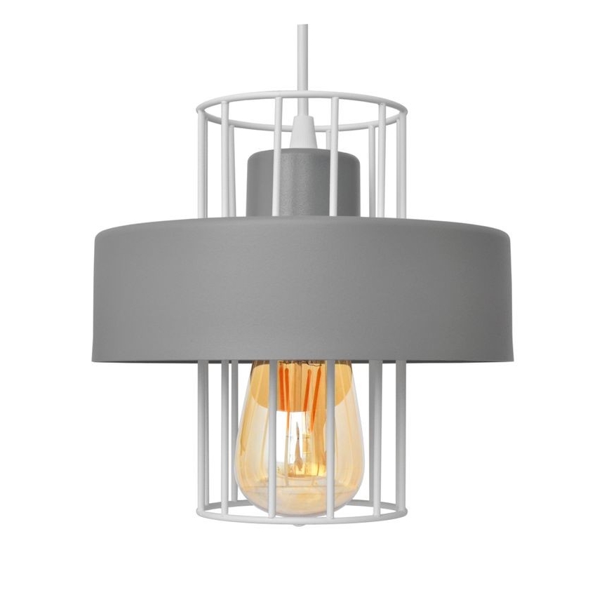Hängeleuchte an Schnur VOLTA 2xE27/15W/230V grau