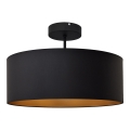 Hängeleuchte an Stange ALBA 3xE27/15W/230V schwarz/golden