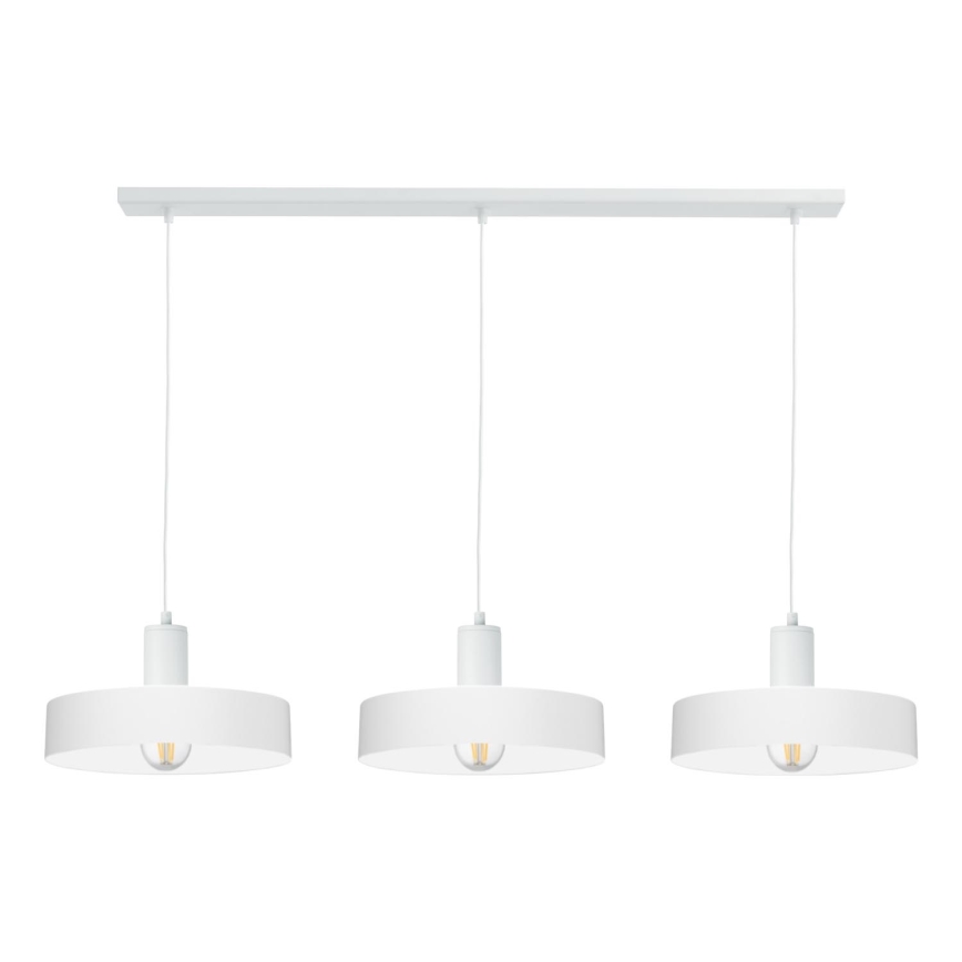 Hängeleuchte ARCANE 3xE27/60W/230V weiß