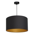 Hängeleuchte ARDEN 1xE27/60W/230V d. 40 cm schwarz/gold