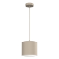 Hängeleuchte ARDEN mit Kabelaufhängung, 1xE27/15W/230V, Ø 18 cm, beige