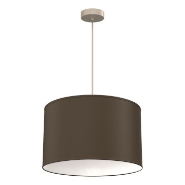 Hängeleuchte ARDEN mit Seil, 1x E27/15W/230V, Ø 40 cm, beige/braun