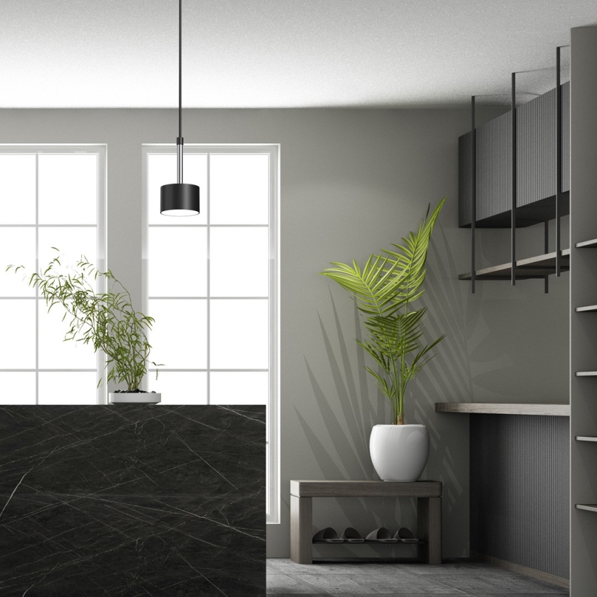 Hängeleuchte ARENA 1xGX53/11W/230V schwarz/glänzendes Chrom