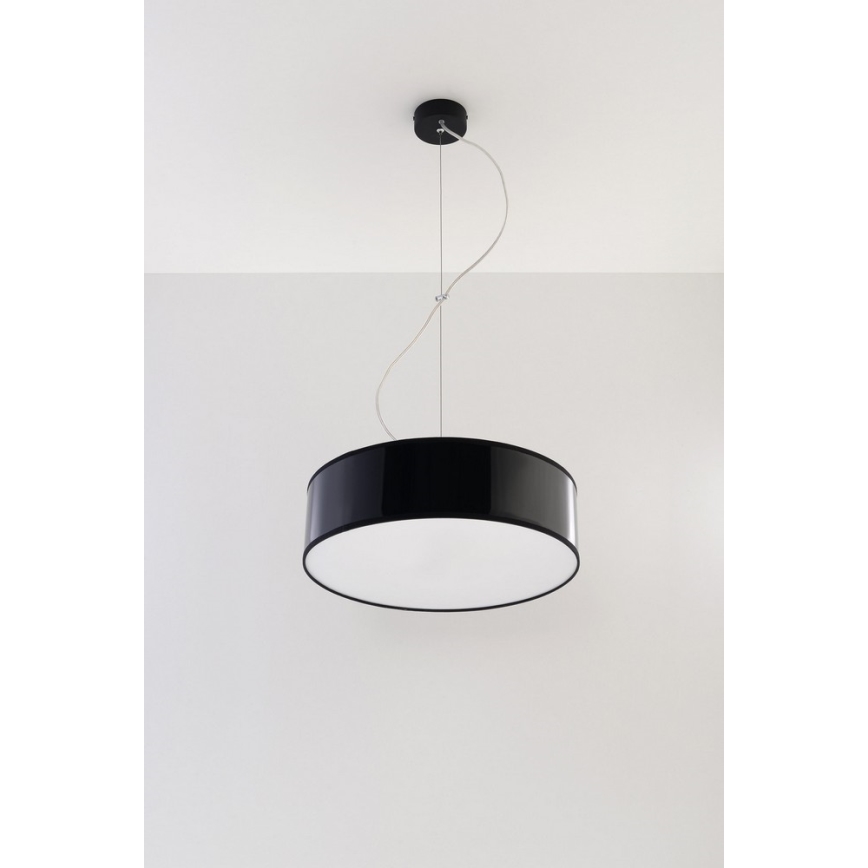 Hängeleuchte ARENA 35 2xE27/60W/230V schwarz