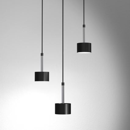 Hängeleuchte ARENA 3xGX53/11W/230V schwarz/glänzendes Chrom