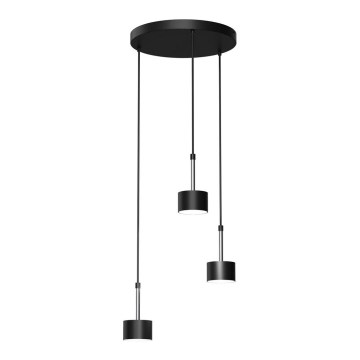 Hängeleuchte ARENA 3xGX53/11W/230V schwarz/glänzendes Chrom