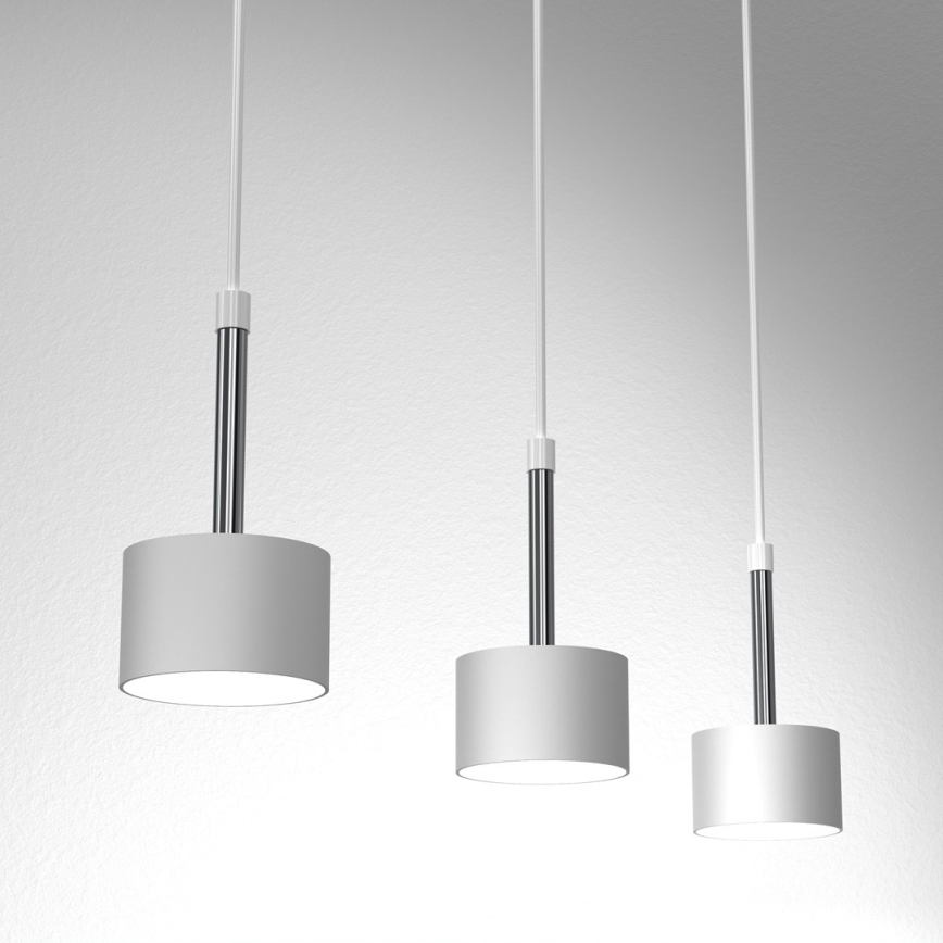 Hängeleuchte ARENA 3xGX53/11W/230V weiß/glänzendes Chrom