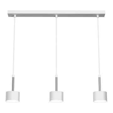 Hängeleuchte ARENA 3xGX53/11W/230V weiß/glänzendes Chrom