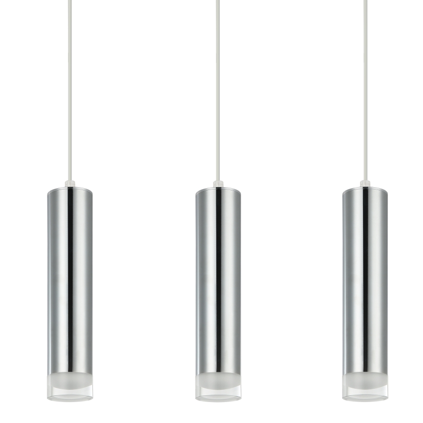 Hängeleuchte ARMIN 3xGU10/10W/230V glänzendes Chrom