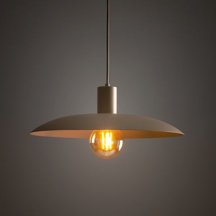 Hängeleuchte ASTRA 1xE27/15W/230V d 41 cm beige