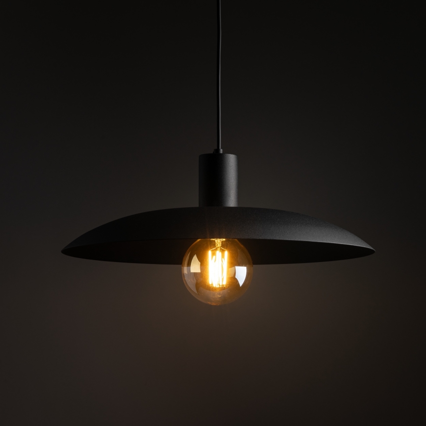 Hängeleuchte ASTRA 1xE27/15W/230V d 41 cm schwarz