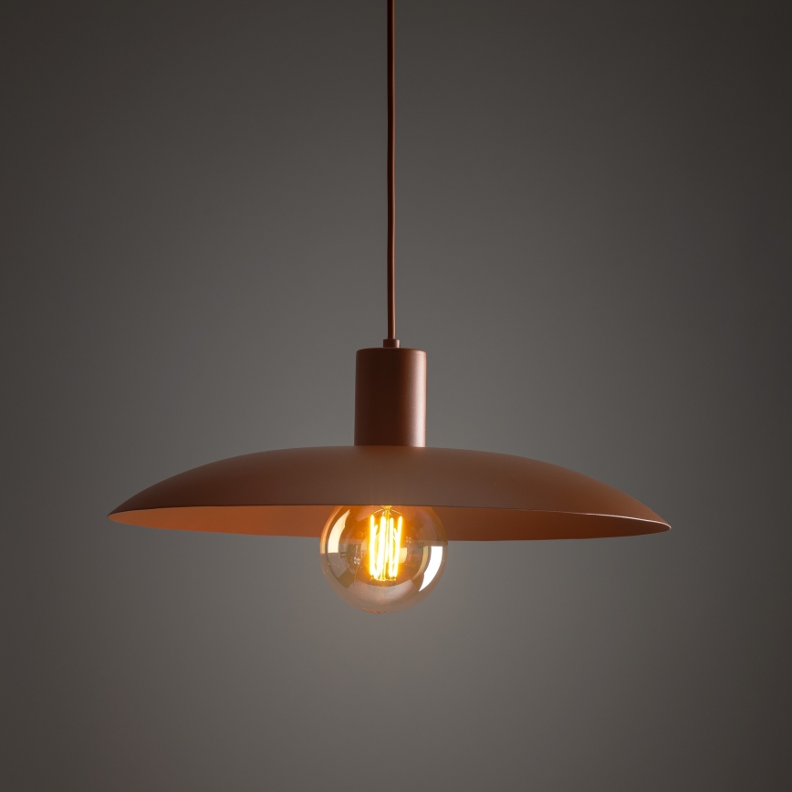 Hängeleuchte ASTRA 1xE27/15W/230V d 41 cm ziegelrot