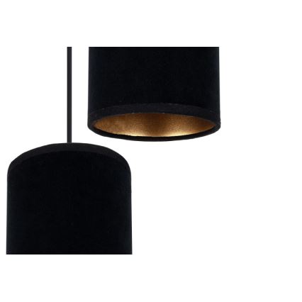 Hängeleuchte AVALO 2xE27/60W/230V Spinne schwarz