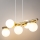 Hängeleuchte AVOLA 5xG9/12W/230V golden