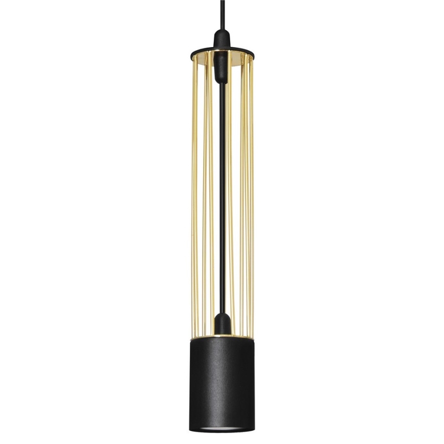 Hängeleuchte BARS 1xGU10/20W/230V gold/schwarz