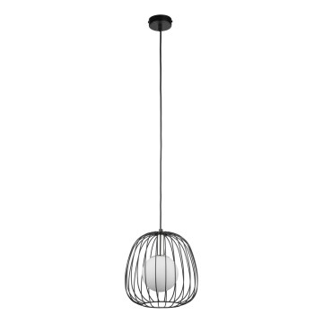 Hängeleuchte BELL 1xG9/12W/230V d 24 cm schwarz/glänzendes Chrom