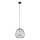 Hängeleuchte BELL 1xG9/12W/230V d 24 cm schwarz/glänzendes Chrom