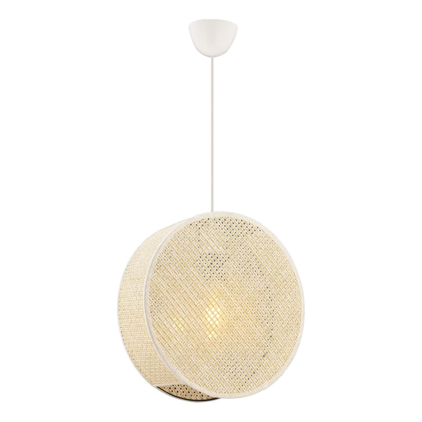 Hängeleuchte BIG DRUM mit Kabel, 1x E27/60W/230V, cremefarben