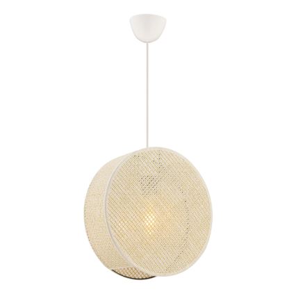 Hängeleuchte BIG DRUM mit Kabel, 1x E27/60W/230V, cremefarben