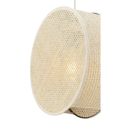Hängeleuchte BIG DRUM mit Kabel, 1x E27/60W/230V, cremefarben