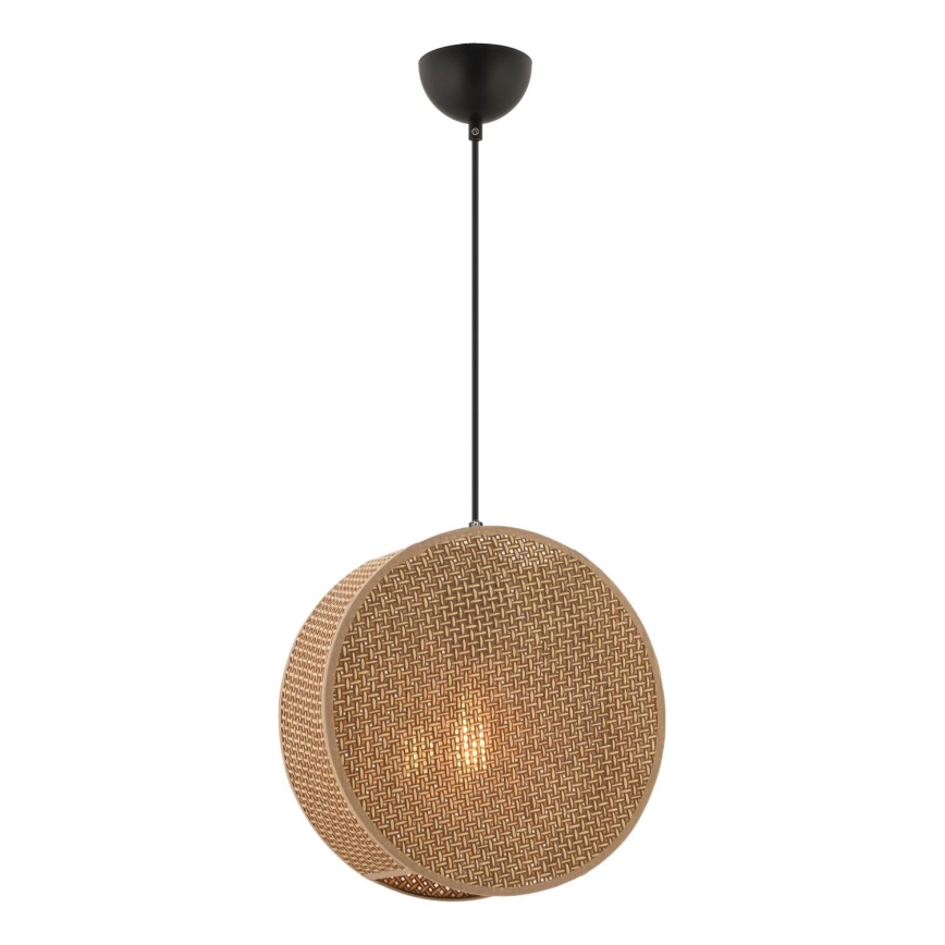 Hängeleuchte BIG DRUM mit Kabel 1xE27/60W/230V, braun