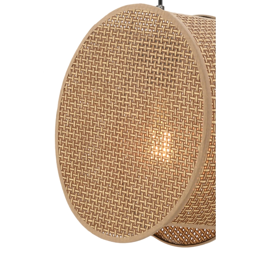 Hängeleuchte BIG DRUM mit Kabel 1xE27/60W/230V, braun