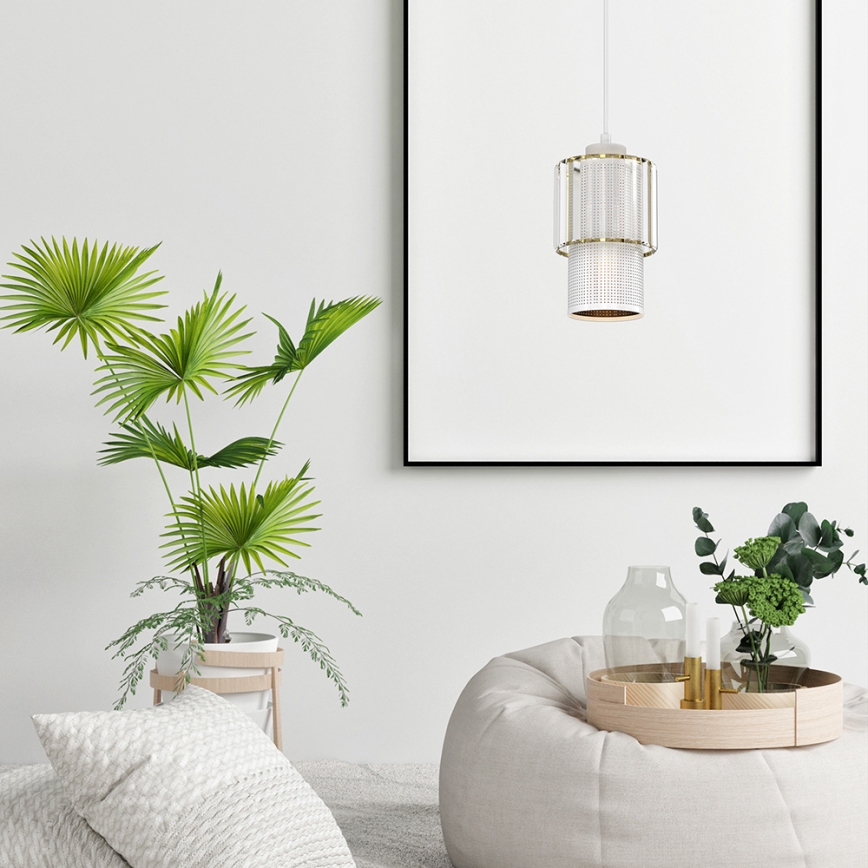 Hängeleuchte BLANCO 1xE27/60W/230V weiß