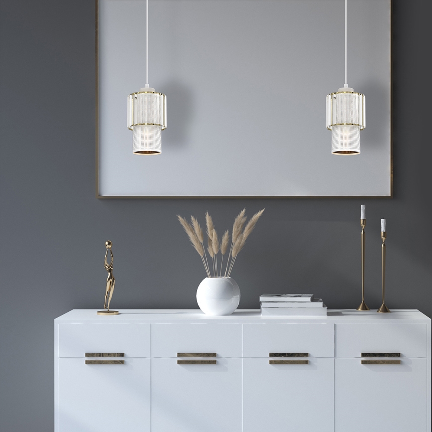 Hängeleuchte BLANCO 1xE27/60W/230V weiß