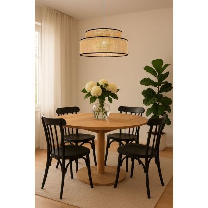 Hängeleuchte BOHO 1xE27/60W/230V beige