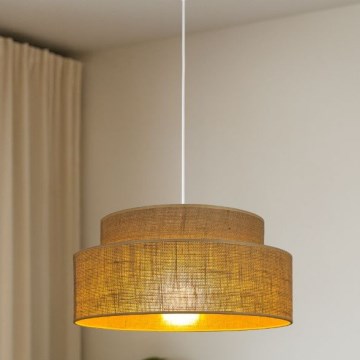 Hängeleuchte BOHO 1xE27/60W/230V beige