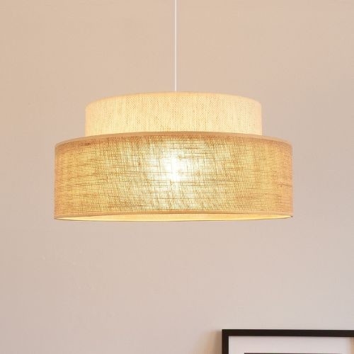 Hängeleuchte BOHO 1xE27/60W/230V cremefarben/beige