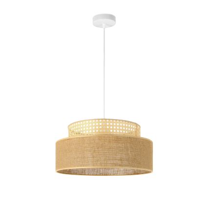 Hängeleuchte BOHO 1xE27/60W/230V d 40 cm Rattan