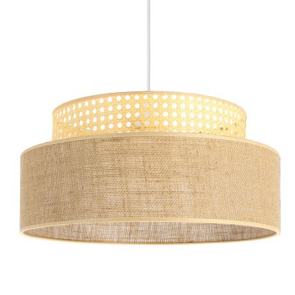Hängeleuchte BOHO 1xE27/60W/230V d 40 cm Rattan