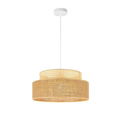 Hängeleuchte BOHO 1xE27/60W/230V d 40 cm Rattan