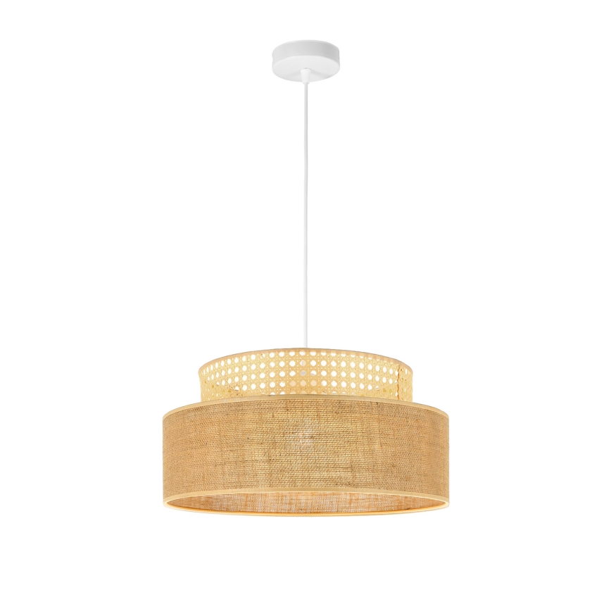 Hängeleuchte BOHO 1xE27/60W/230V d 40 cm Rattan