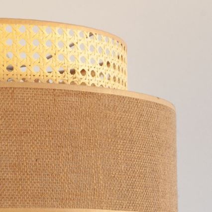 Hängeleuchte BOHO 1xE27/60W/230V Rattan