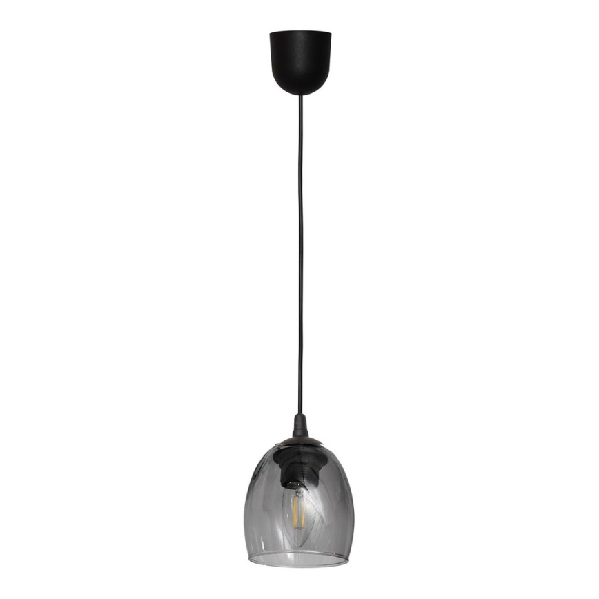 Hängeleuchte BRILLANT 1xE27/15W/230V grau