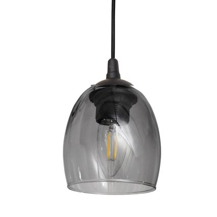 Hängeleuchte BRILLANT 1xE27/15W/230V grau