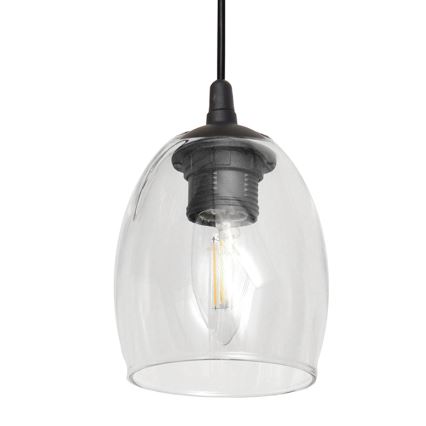 Hängeleuchte BRILLANT 3xE27/15W/230V beige/durchsichtig/grau