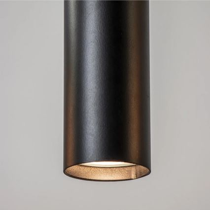Hängeleuchte CALYPSO 3xGU10/60W/230V + 5xE27/60W schwarz/golden