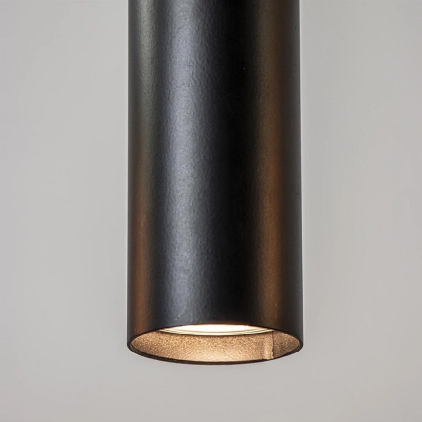 Hängeleuchte CALYPSO 3xGU10/60W/230V + 5xE27/60W schwarz/golden