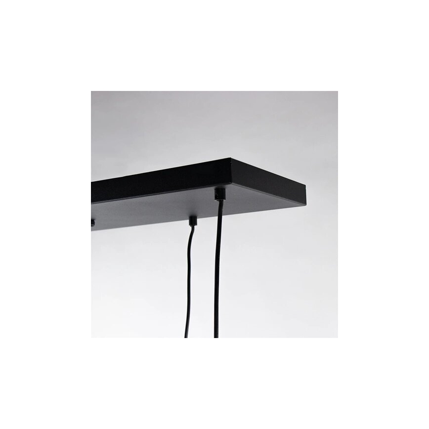 Hängeleuchte CALYPSO 4xGU10/60W/230V + 4xE27/60W schwarz/golden